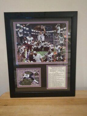 2013 Framed Baltimore Ravens Super Bowl XLVII Print